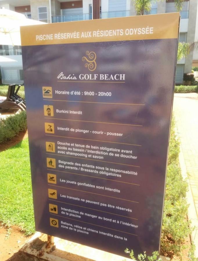 Bahia Golf Beach-Odyssee-Appartement Bouznika Exteriör bild